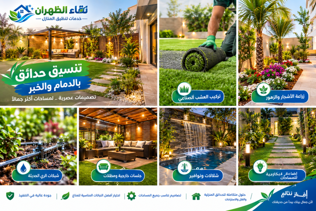 تنسيق حدائق بالدمام والخبر